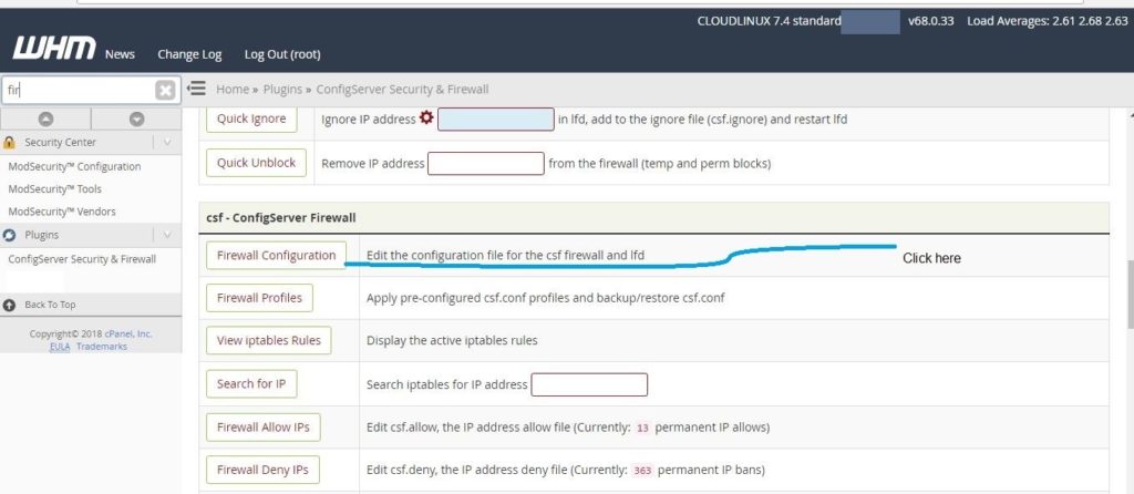 How to Open Port Numbers and Country Codes in ConfigServer Firewall via ...