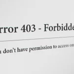 error-403-forbidden-message-on-a-website