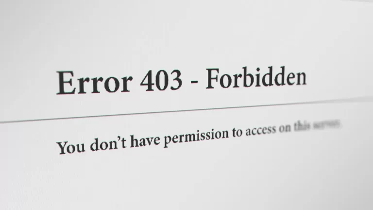 error-403-forbidden-message-on-a-website