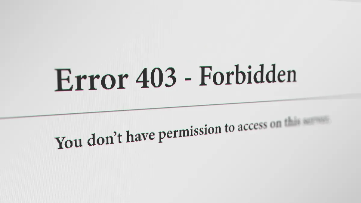 error-403-forbidden-message-on-a-website