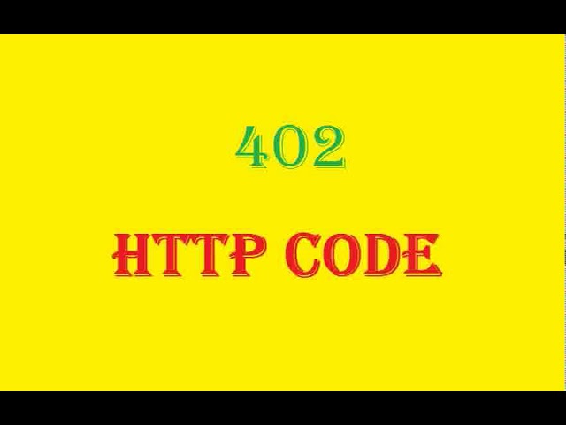 http 402 code