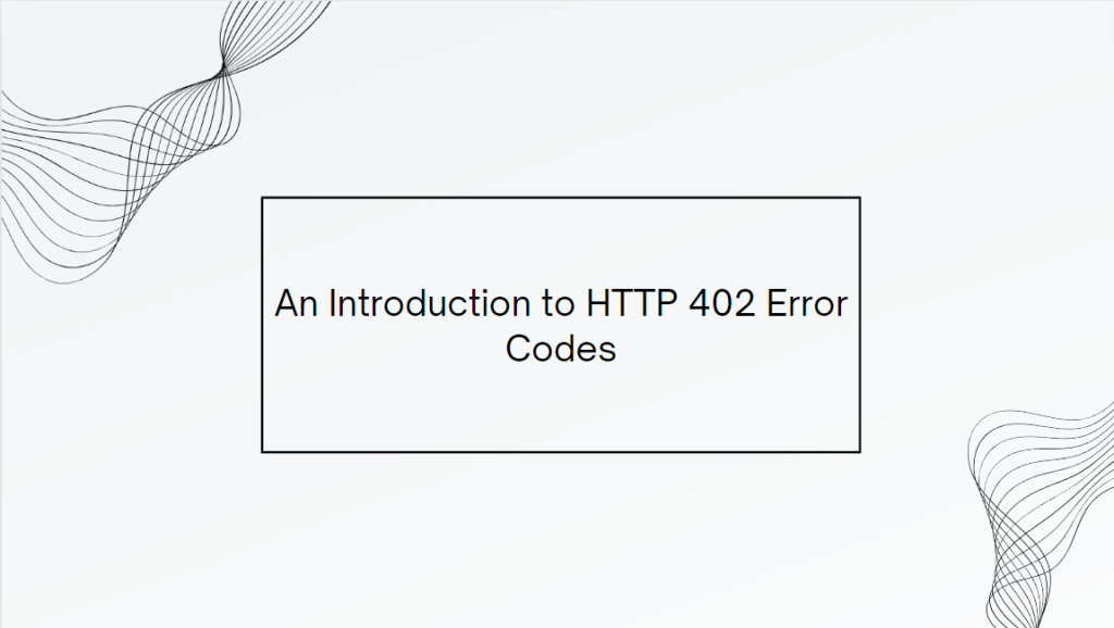 http 402 error codes