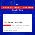 DNS_PROBE_FINISHED_NXDOMAIN