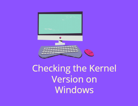 checking the kernel version on windows