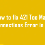 FTP Error 421