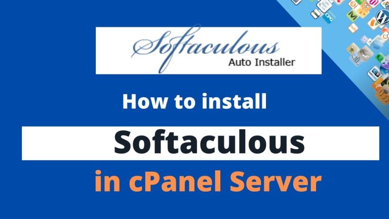 cpanel softaculous apps installer
