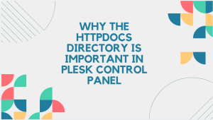 Why the httpdocs Directory Is Important in Plesk Control Panel