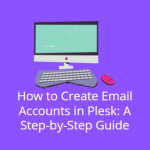 how to create an email accounts in plesk